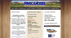 Desktop Screenshot of producerslivestock.com